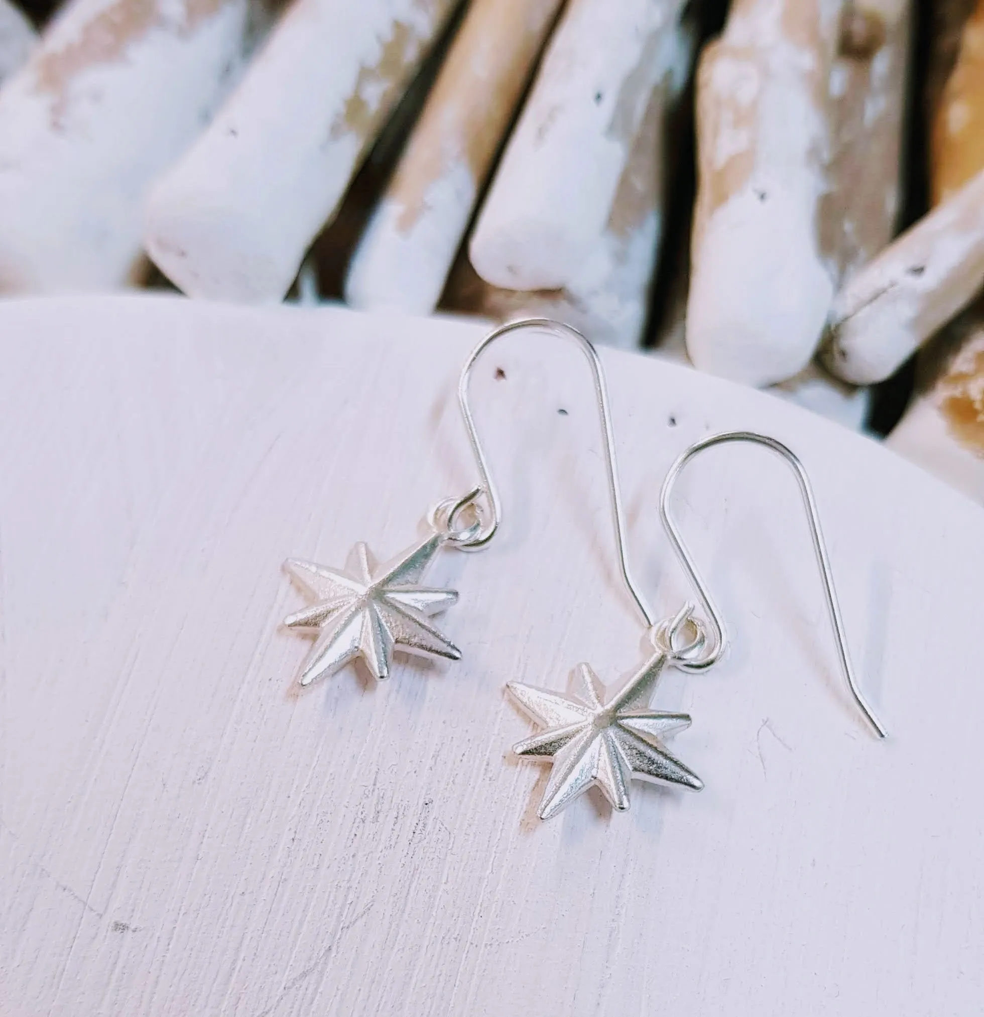 North Star Dangle Earrings