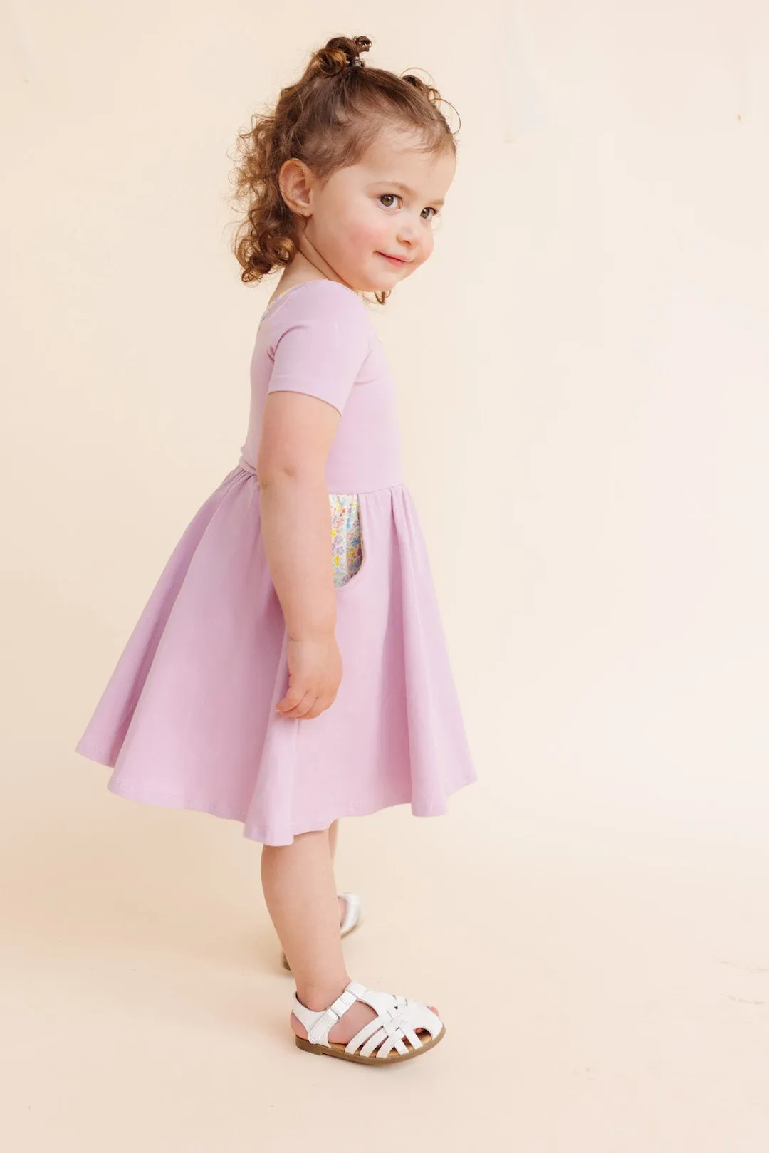 Organic Knit Ballet Dress - Lilac (FINAL SALE)