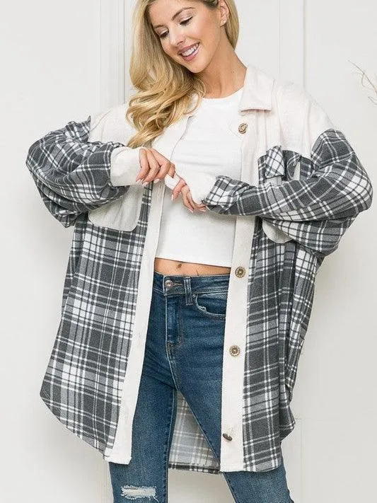 Plaid or No Plaid - Why Choose? Oversized Shacket