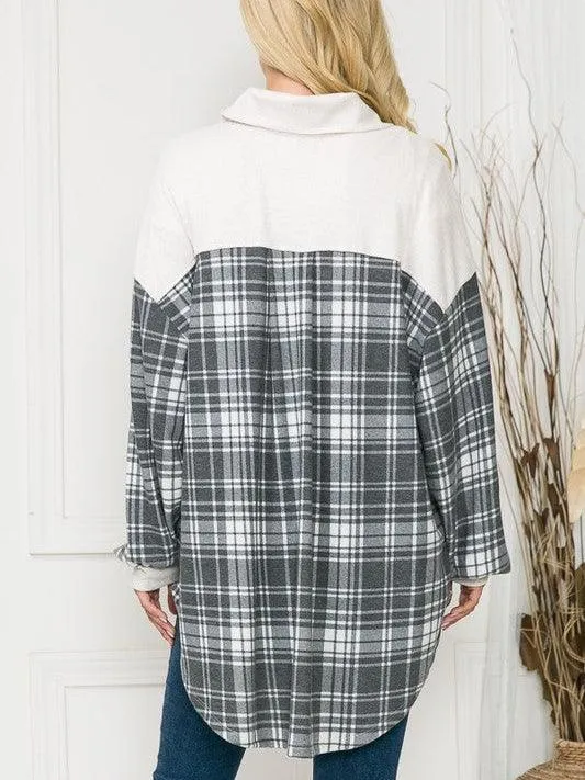 Plaid or No Plaid - Why Choose? Oversized Shacket