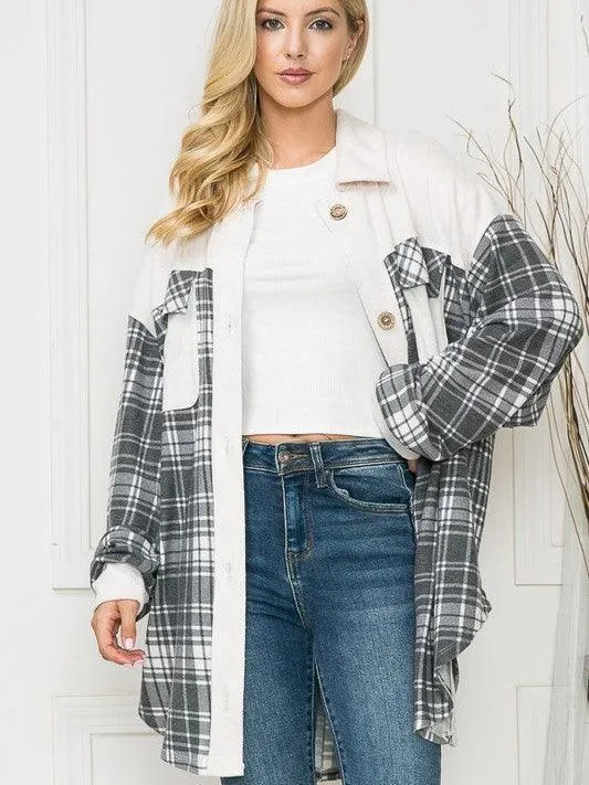 Plaid or No Plaid - Why Choose? Oversized Shacket