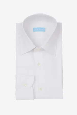 Point Collar Shirt Cotton Poplin White