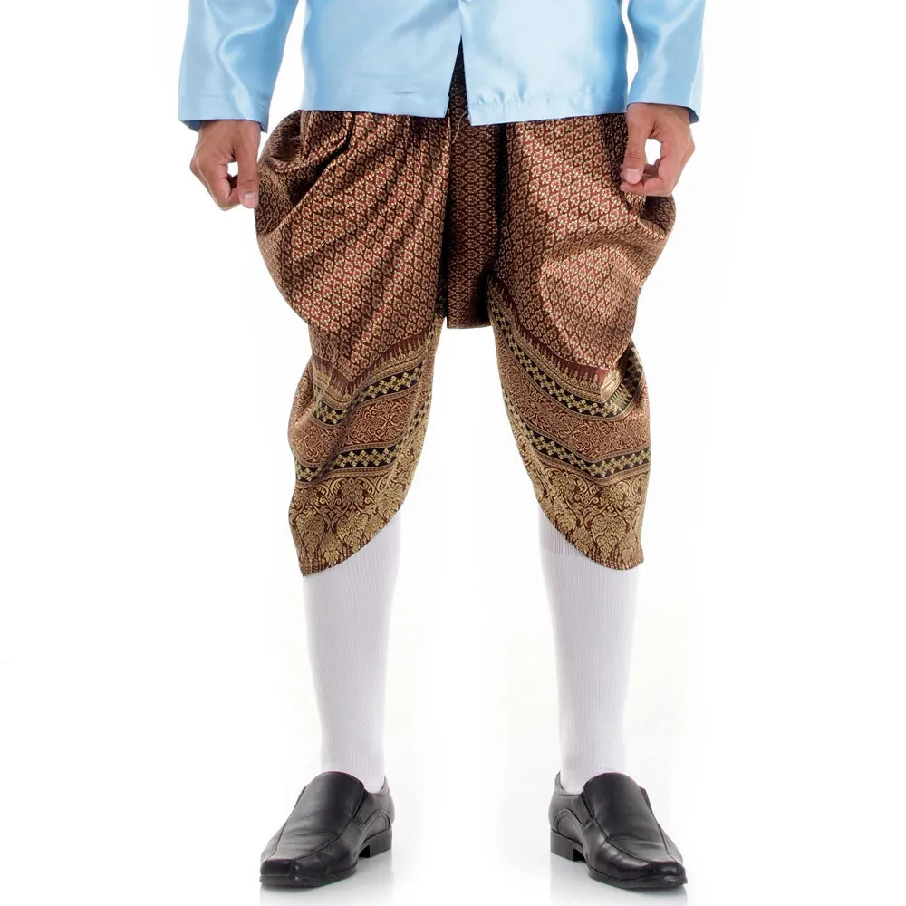 Raj Pattern Men’s Thai Attire Elegant Look