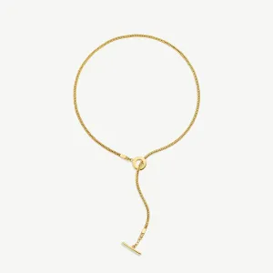 Safu Herringbone Lariat Necklace