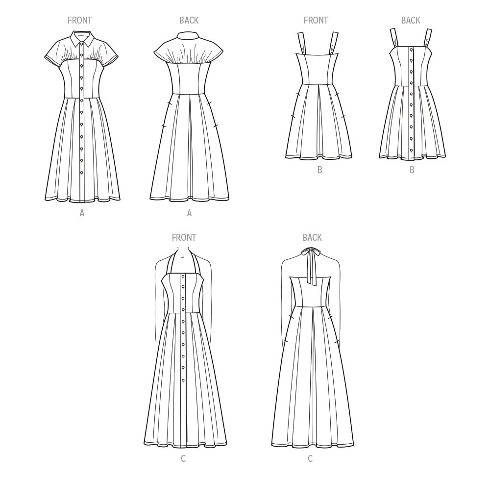 Simplicity Sewing Pattern S9742 MISSES' DRESSES