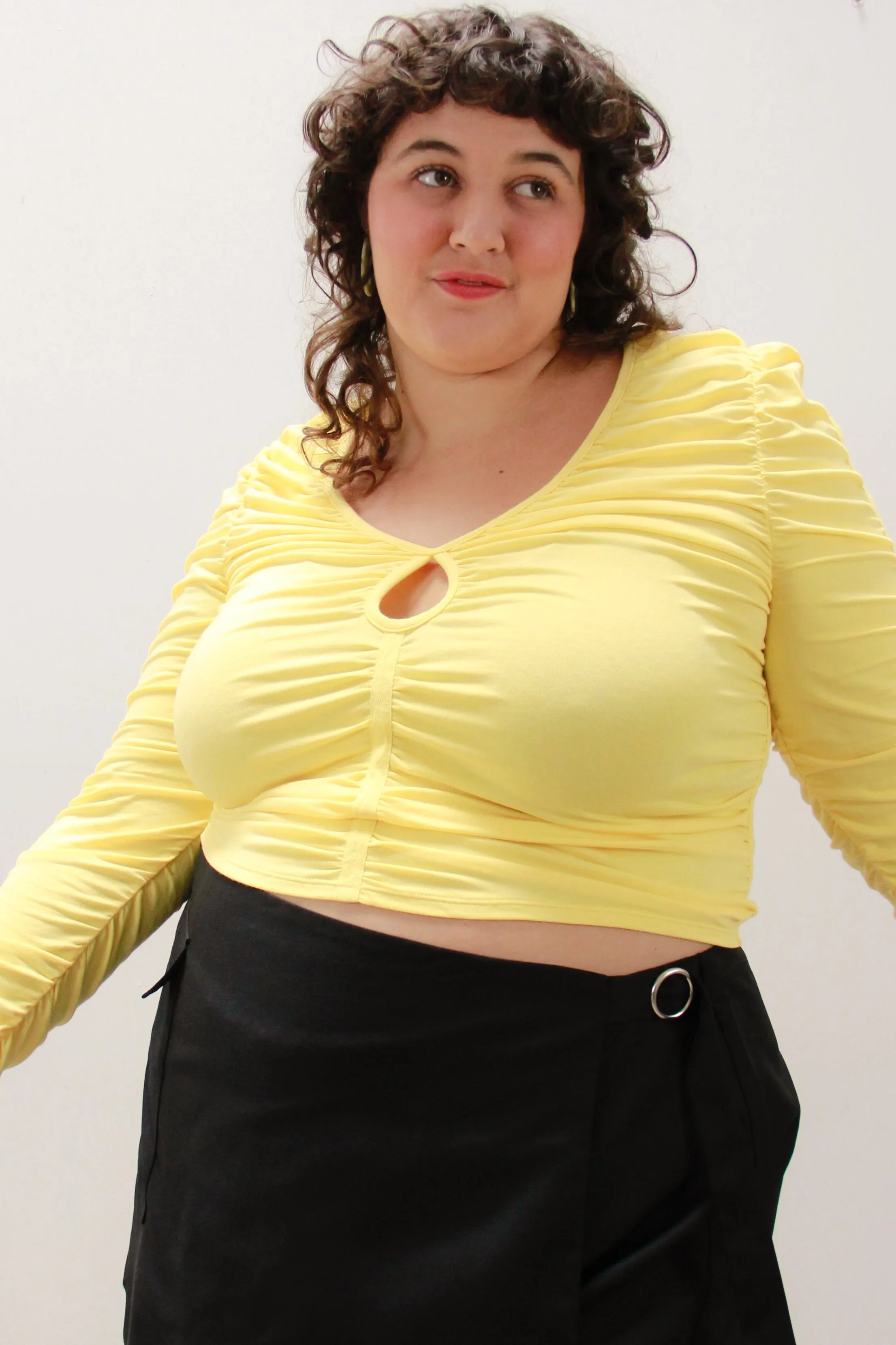 THE PUCKER UP TOP ~ LEMON