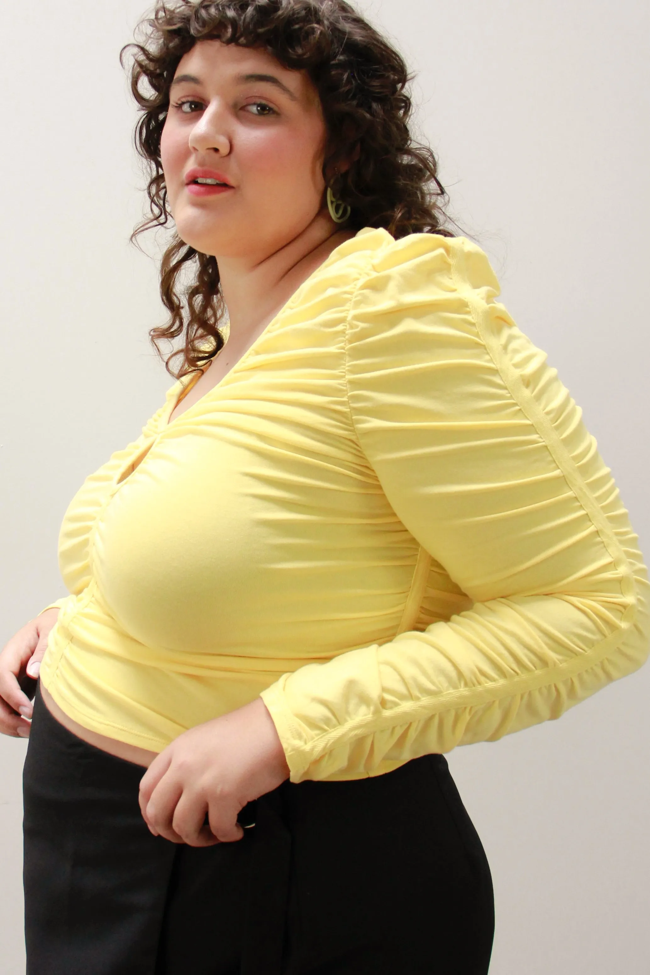 THE PUCKER UP TOP ~ LEMON