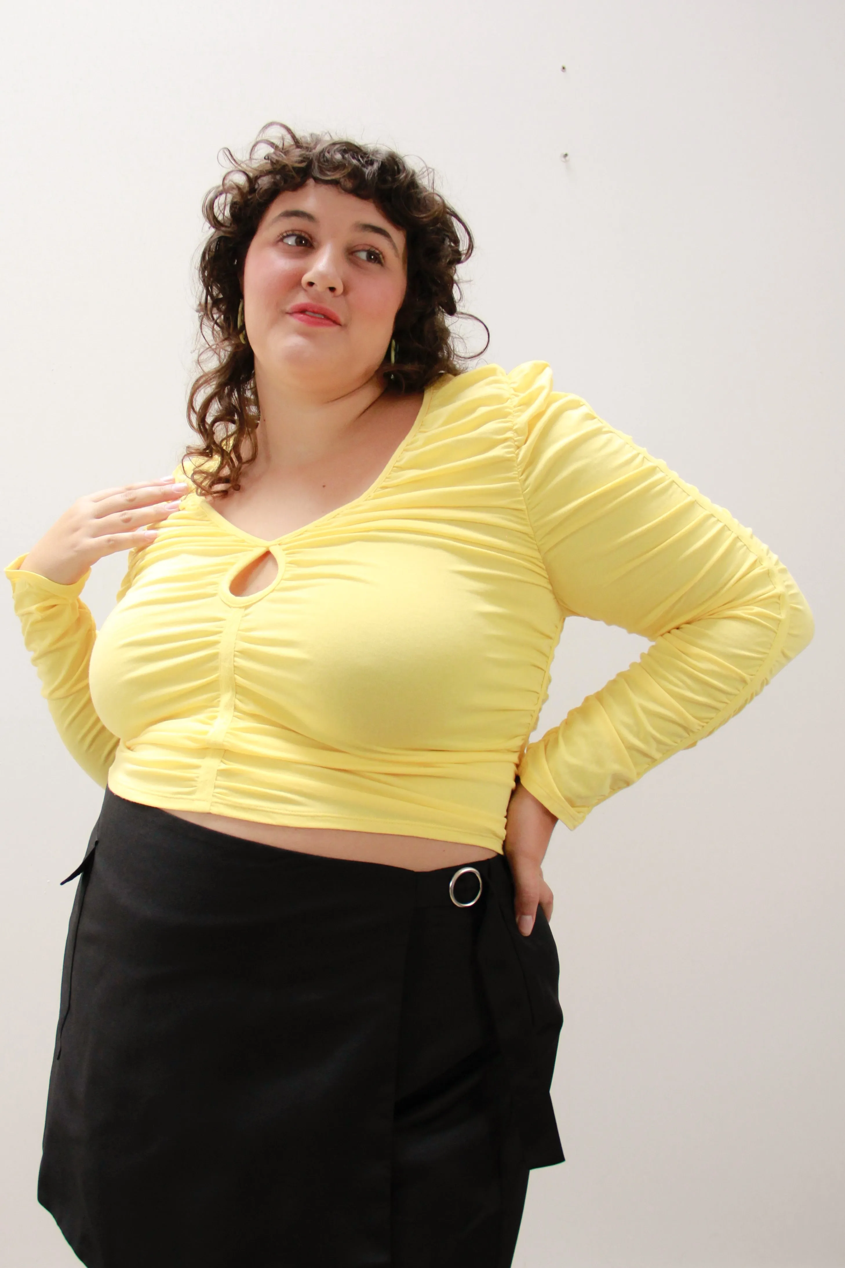 THE PUCKER UP TOP ~ LEMON