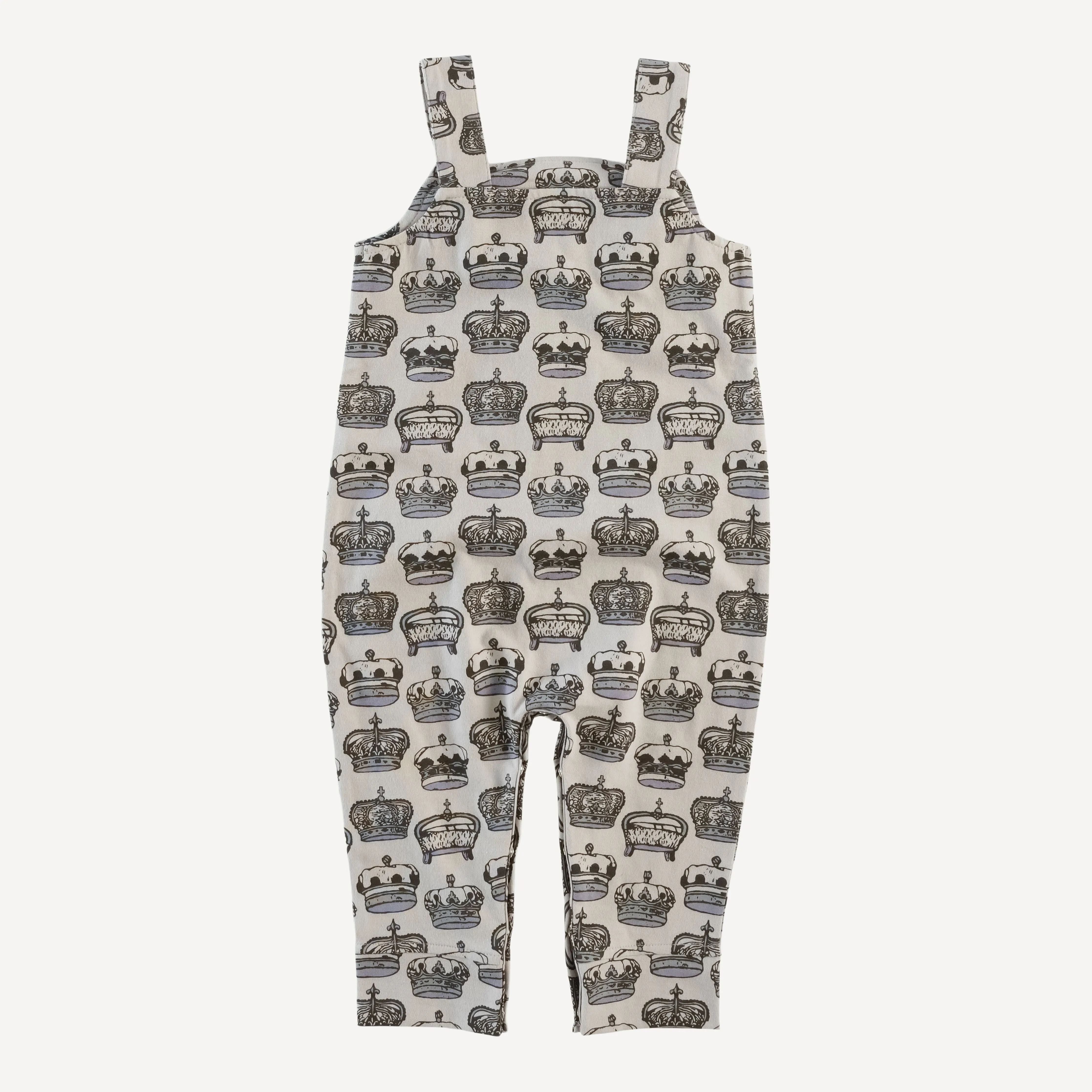 tie overall jumpsuit | crowns | organic cotton jersey