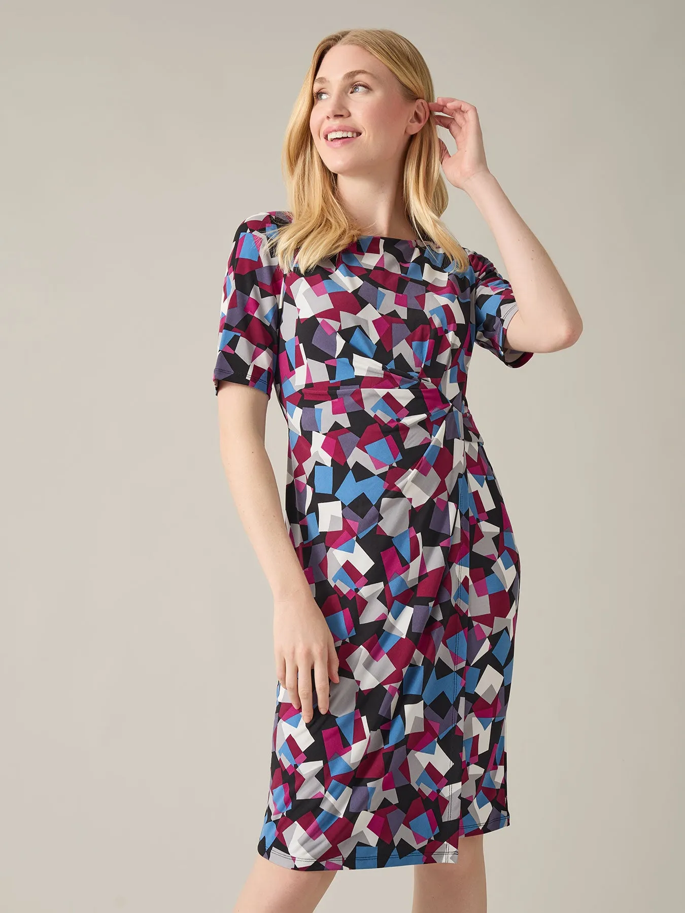 Twist Waist Midi Dress, Everyday Knit