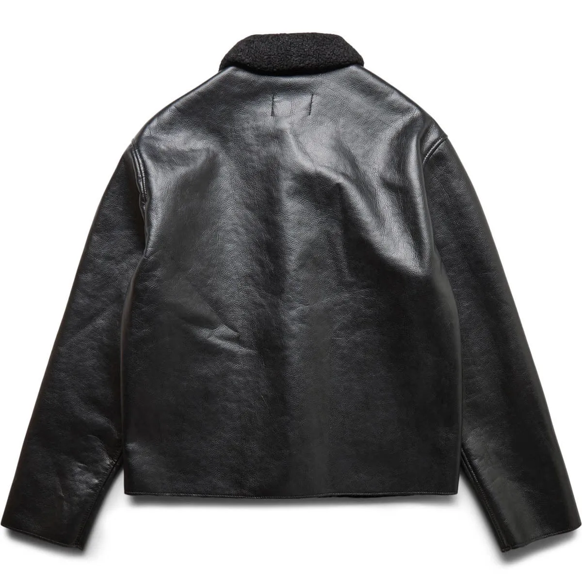 VARSITY LEATHER JACKET WOVEN