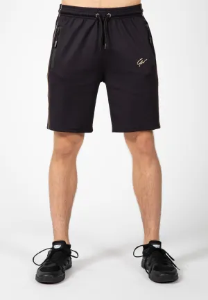 Wenden Track Shorts -Black/Gold