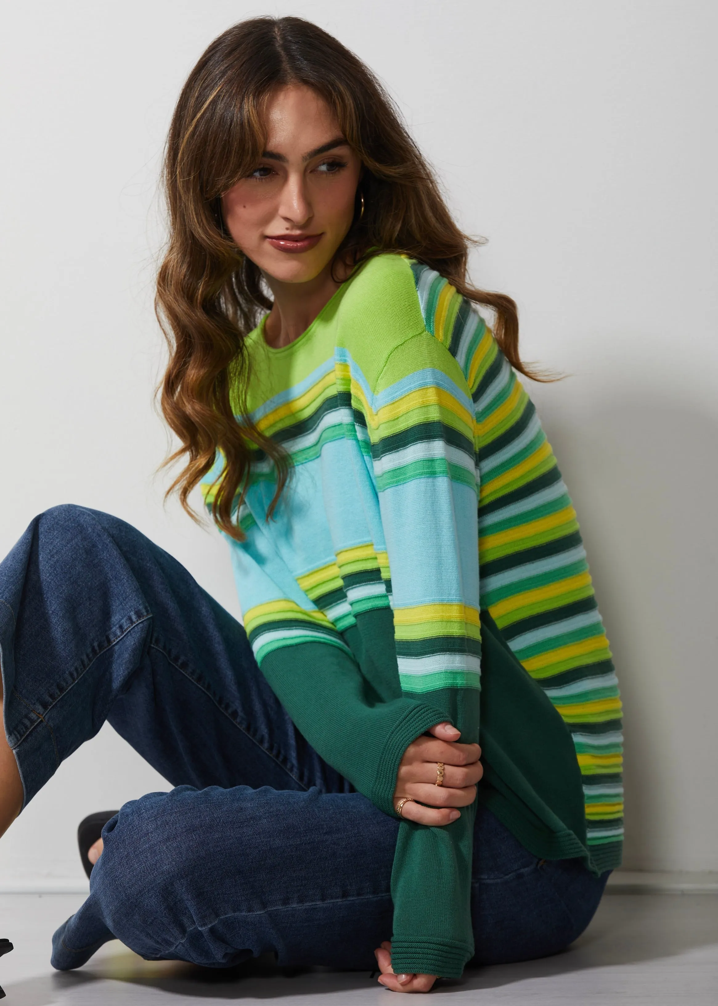 Zaket & Plover - Rainbow Ottoman Top